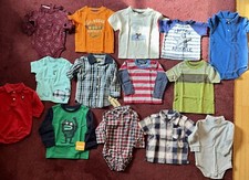 LOT OF 29 Boys Assorted Mix Brand Clothing Sz 12m