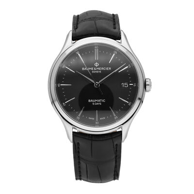 Baume & Mercier Clifton Black Dial 40mm Automatic Men's Watch M0A10399