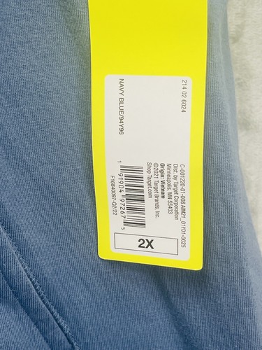 New All In Motion Women's Plus Size 2X Shorts Light Blue W/Pockets  Comfort  - Picture 4 of 7