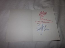 BRYAN TROTTIER AUTOGRAPHED CHRISTMAS CARD-HOF