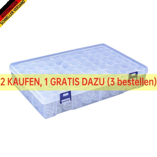 77 Gitter-Gitterbox mit Aufklebern, kleine Partikelbox, Diamant-Malerei-Boxen