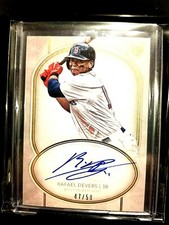 2018 RAFAEL DEVERS TOPPS DEFINETIVE #47/50 AUTO ROOKIE #DRA-RDE  PRISTINE.