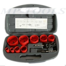 FRESE SEGHE BIMETALLO FRESA TAZZA SEGA ALLUMINIO PLASTICA CARTONGESSO LEGNO 13P