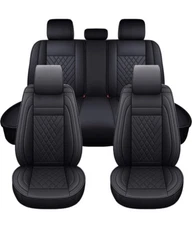 Black Car Seat Covers – Premium Universal Fit for Most Cars SUVs Trucks