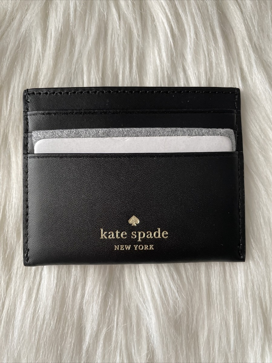 NWT Kate Spade Winter Wonderland Ice Skating Card Holder Great