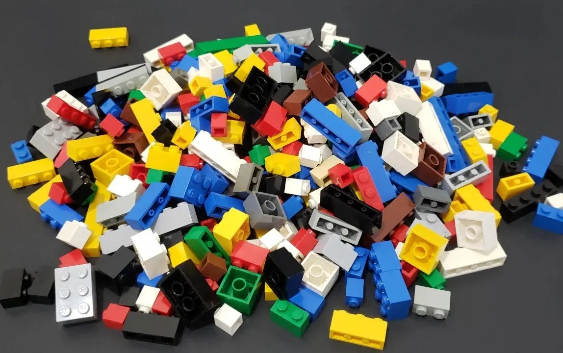 Lego Bricks Misc Multicolored 1x And 2x for MOC 13oz