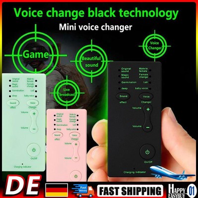 Microphone Voice Changer 7 Different Sound Changes for PS4 Xbox PC Phone Tablet 