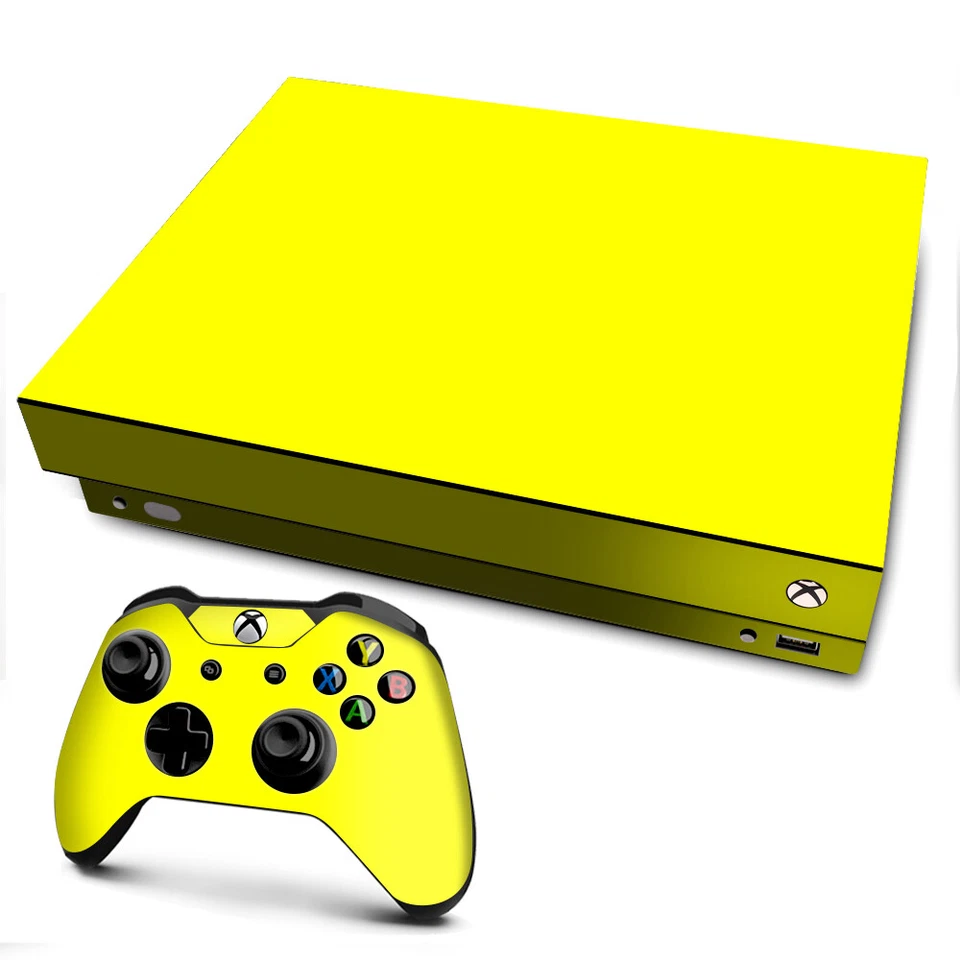 ITSASKIN Xbox One X Console Skins Decal Wrap ONLY Bright Yellow