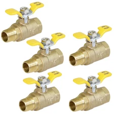 1/2"in FIP Connection Expansion Tank Isolator Relief Brass Valve (5 PK) Free USA