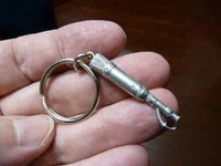 (M-2-C) NEUMANN U67/87 Microphone mic pewter KEY CHAIN Jewelry