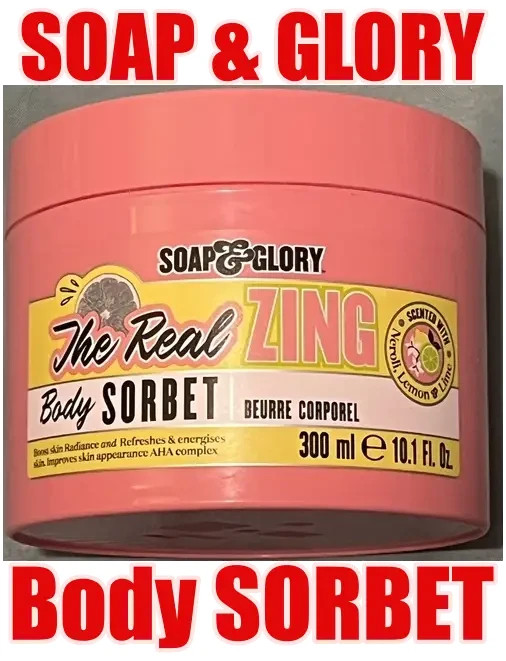 Soap & Glory The Real Zing Body Sorbet Lemon, Lime & Neroli 