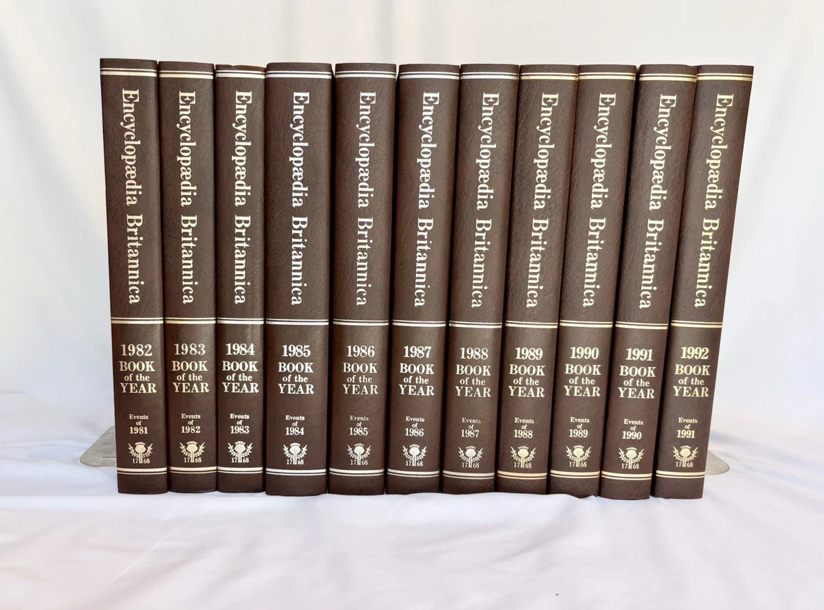 Britannica Book Of The Year In Antiquarian & Collectible Books for