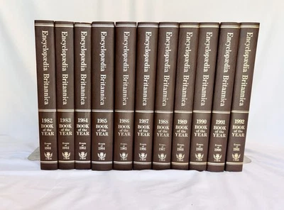 Britannica Book Of The Year In Antiquarian & Collectible Books for