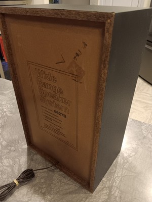 Vintage Soundesign Wide Range Stereo Speaker System 627B- Pair Of