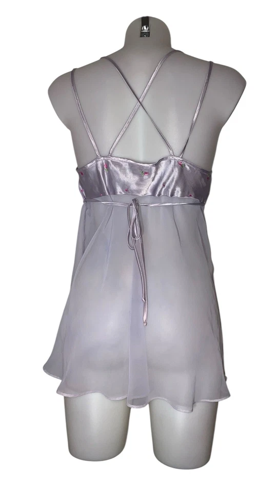 Vestido Babydoll Floral De Colección Años 90 Para Mujer Coqueta Hada Boho Dollete Femenino Sin Mangas S Foto 2 de 4