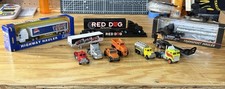 Lot Of 1/87 HO Scale Trucks And Trailers. Hotwheels, Matchbox  Maisto.