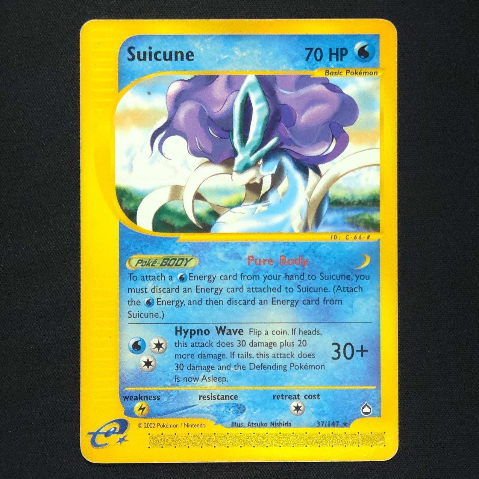 Suicune 37/147 - Aquapolis - Pokemon Card