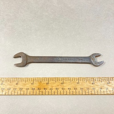 Proto Professional Wrench 1/2''- 7/16'' Open End Black #3025B USA