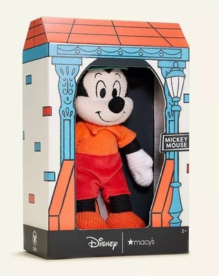 RARE Sold Out - Disney Macys Exclusive Mickey Mouse Knit Plush NIB Floyd...