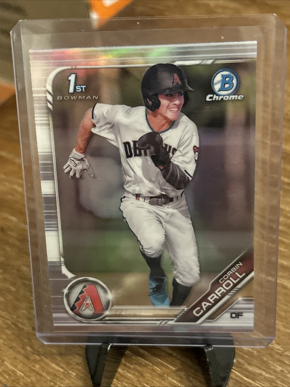 2019 Bowman Draft Corbin Carroll Chrome 1st Prospect Refractor #BDC-125