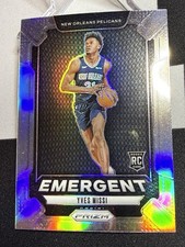 2024-25 Panini NBA Prizm Emergent Yves Missi Silver New Orleans Pelicans