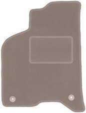 Fahrermatte Fußmatten Automatten Velours Beige für Seat Arosa 1997-2005
