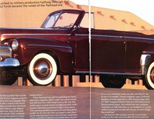 1942 Ford Super Deluxe Convertible 6 Page Color Article