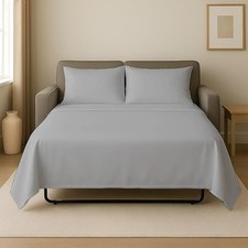 4 Piece Luxury Sleeper Sofa Bed Sheet Set 100 Egyptian Cotton 800 Thread Cou...