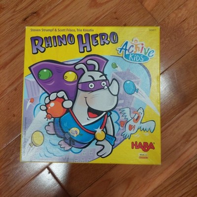 HABA Rhino Hero: Active Kids FUN Game-Balance The Balls And RUN-Who Is Faster?