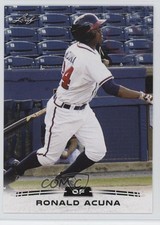 2018 Leaf Retail Rookies Ronald Acuna Jr #10 RC gx8