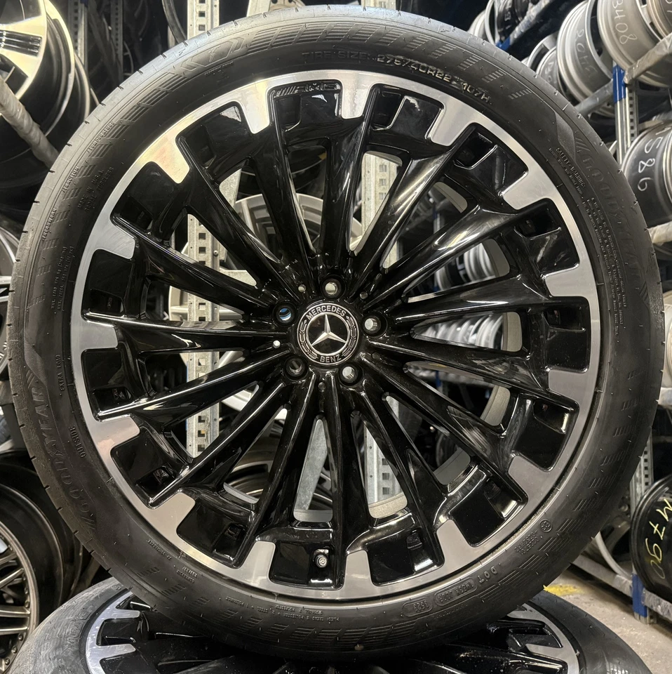 4x Orig Mercedes-Benz Sommerräder 275/40 R22 107H EQS SUV X296 A2964011800 3652 - Bild 2 von 3