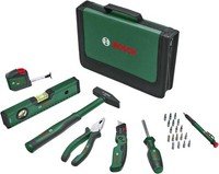 Bosch Universal-Handwerkzeug-Set, 25-Teilig (Klappmesser, Kombizange Etc.)