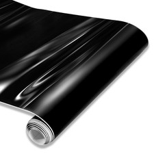 Spurtar Gloss Black Vinyl Wrap for Cars 1ft X 5ft SelfAdhesive Film