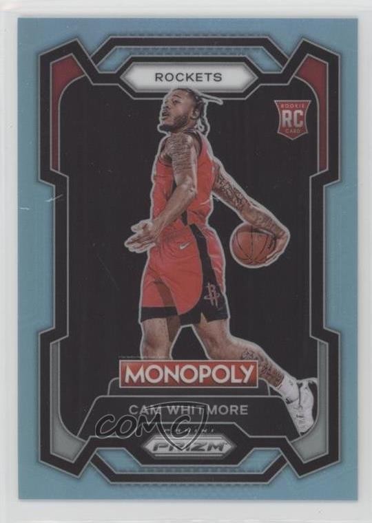 2023-24 Panini Prizm Monopoly Light Blue 178/199 Cam Whitmore #31 Rookie RC 10ip