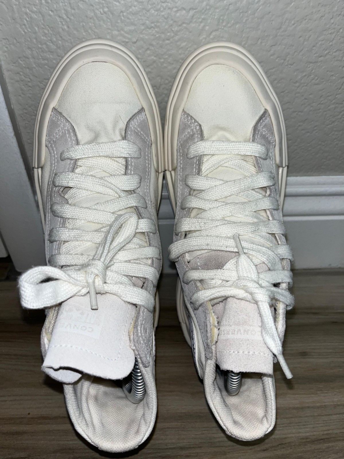 Converse Chuck Taylor All Star Cruise Hi Triple White Sneakers M7/W8.5  thumbnail 2
