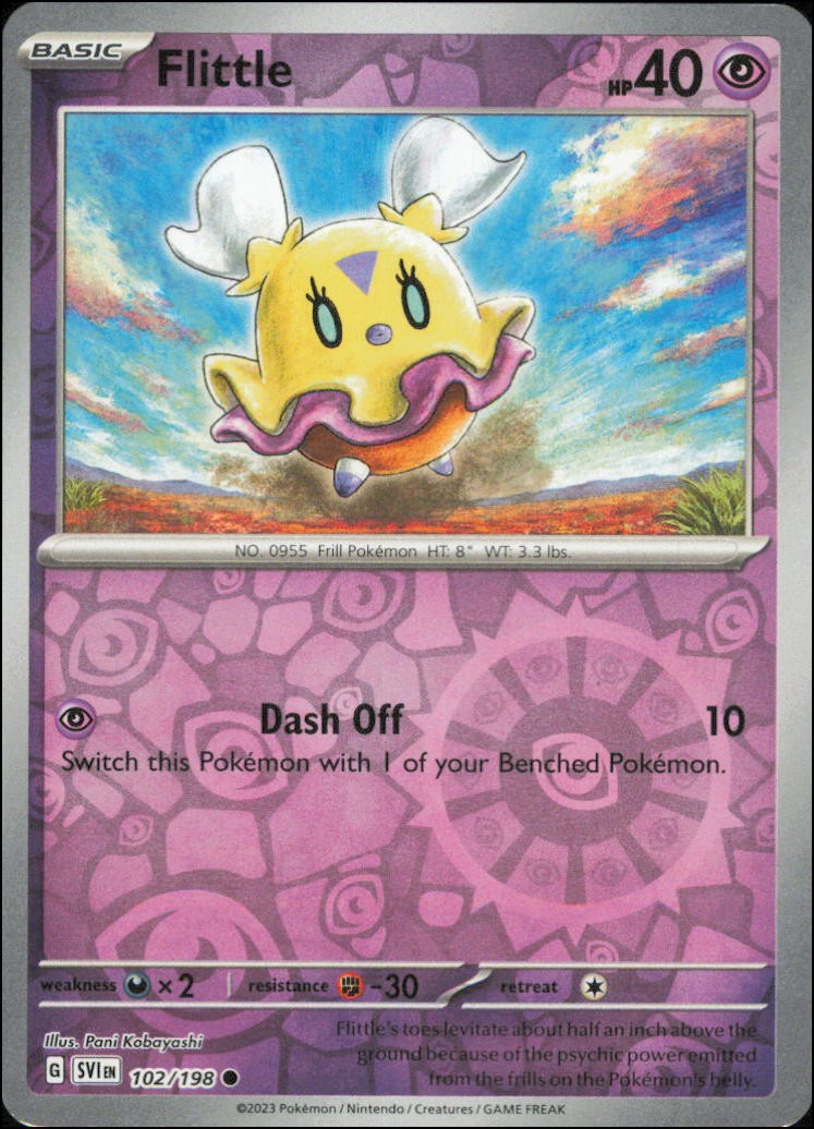 Pokemon - Flittle #102/198 - SV01: Scarlet & Violet Base Set Reverse Holo