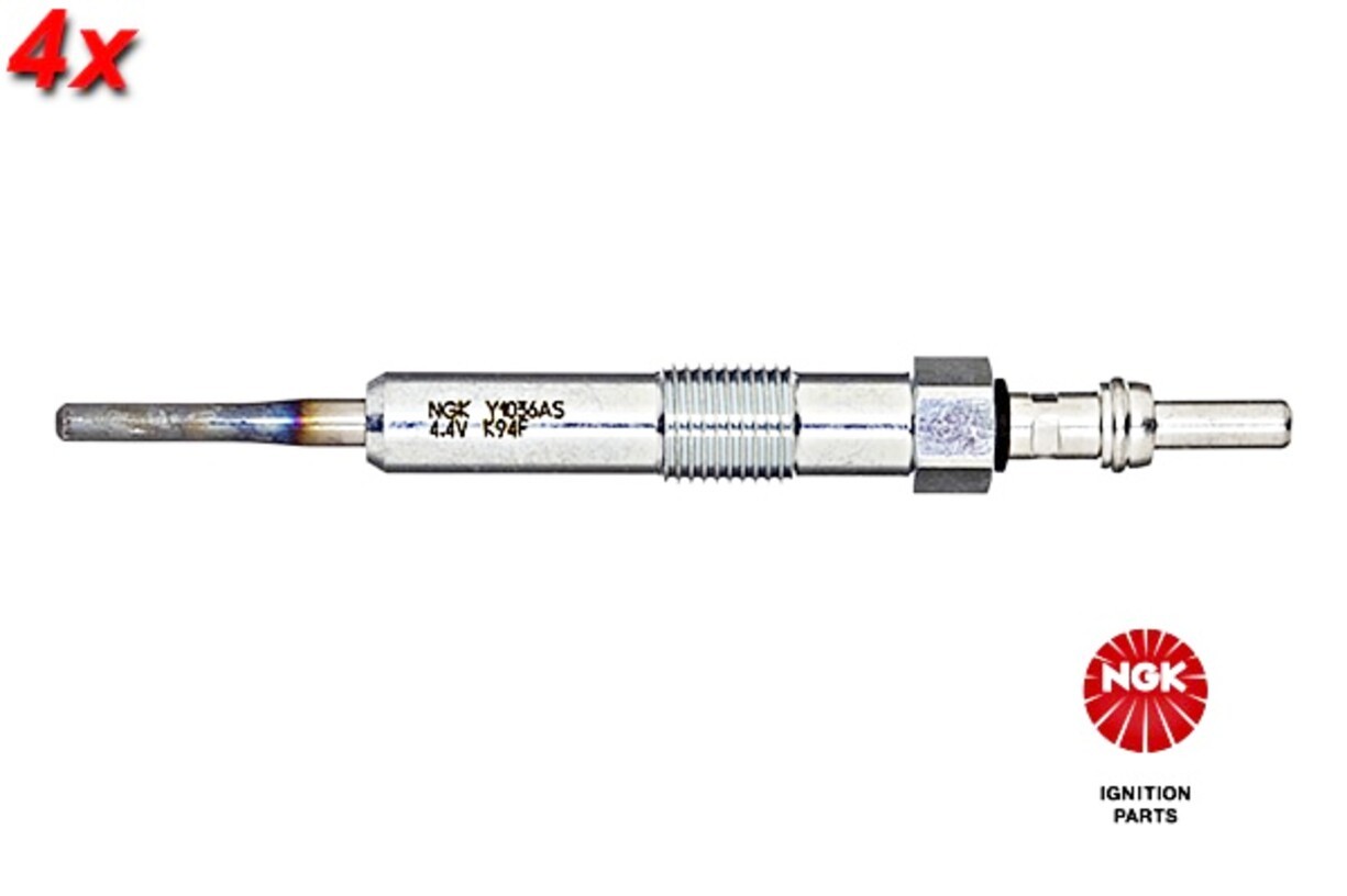 NGK 4x Glow Plug For RENAULT Grand Scenic III Megane Cc SUZUKI 05-15 8200794920