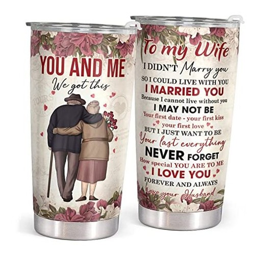 Gifts for Wife from Husband - Wedding Anniversary, Birthday, wife tumbler