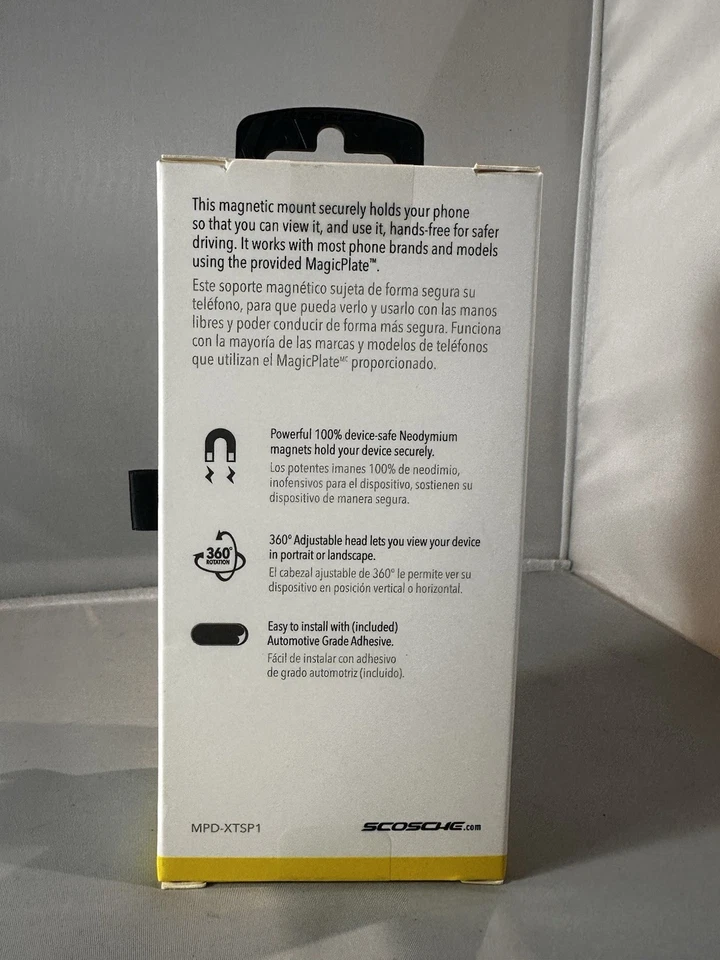 Scosche MagicMount Pro Magnetic Dash Mount -  Black/Silver - Image 2 of 2