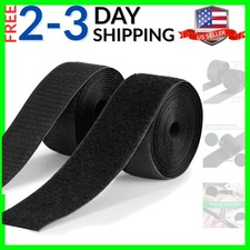 2in x 12 FT Tape, Non Adhesive Back, Enhanced Grip Sew-On Hook Loop Strips fo...