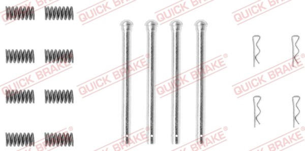 ZubehöRsatz Scheibenbremsbelag Quick Brake 109-0970 FüR Lada Niva 2121 2131 LPG-image