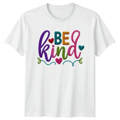 Be Kind Herren T-Shirt Freundlichkeit Inspirierend Vatertag Geschenk für Ihn