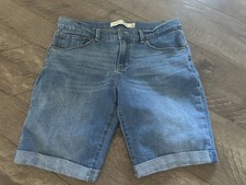 Girls Levi Strauss Bermuda Denim Jean Shorts 16