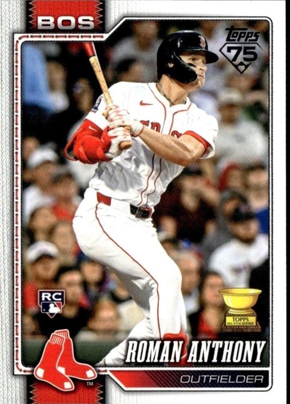 Topps 2026 Series 1 Roman Anthony Rookie RC #189 Boston Red Sox Base Set MLB