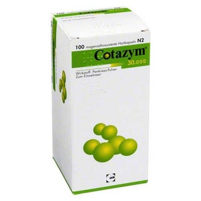 Cotazym 30.000 Pellets magensaftresistente Kapseln · 100 St · PZN 04850959