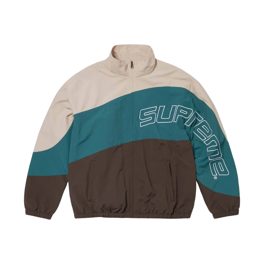Veste de survêtement Supreme Curve marron   24SS