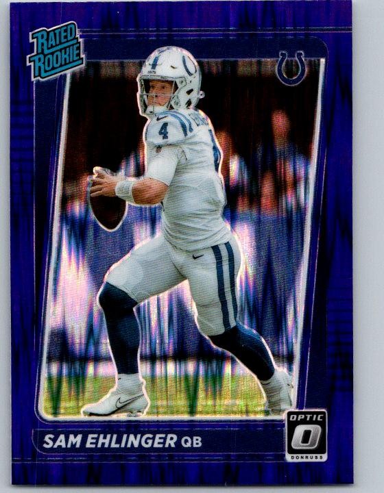 2021 Donruss Optic #246 Sam Ehlinger Rookie Blue Scope