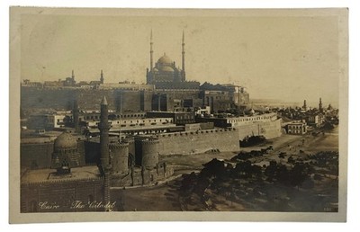 Postcard from EGYPT 1928 By Lehnert & Landrock, Cairo. Postmark 3 Mills Stamp
