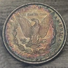 1896 Morgan Silver Dollar Brilliant Uncirculated Minimal Marks Toned