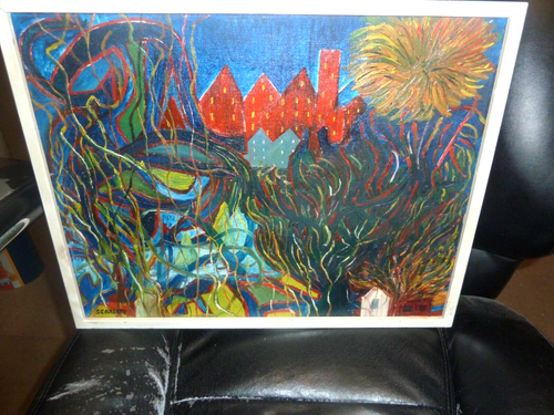 Original Oil on Canvasboard Expressionist Painting by Rolph Scarlett - Picture 13 of 15